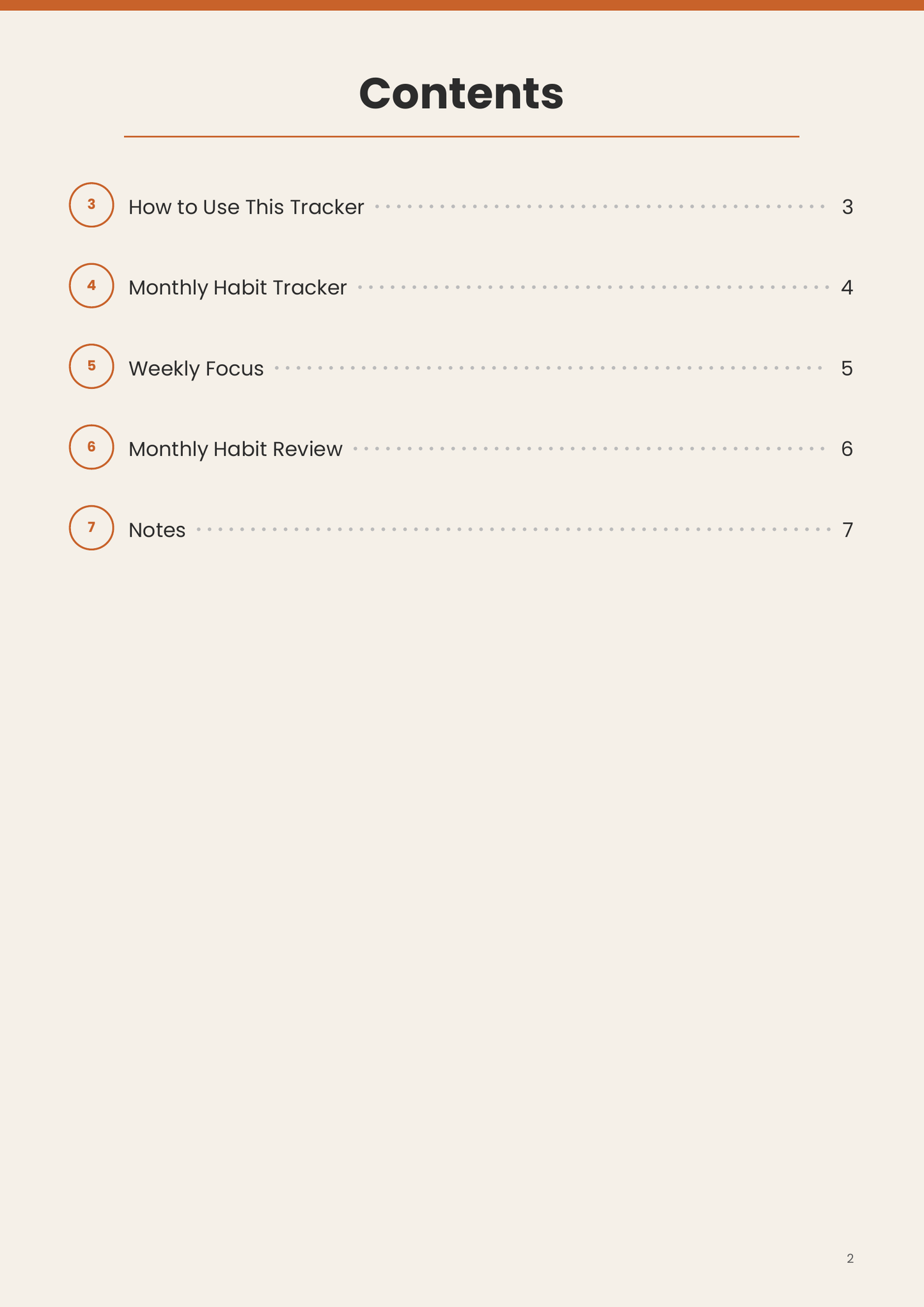 Habit Tracker English Version
