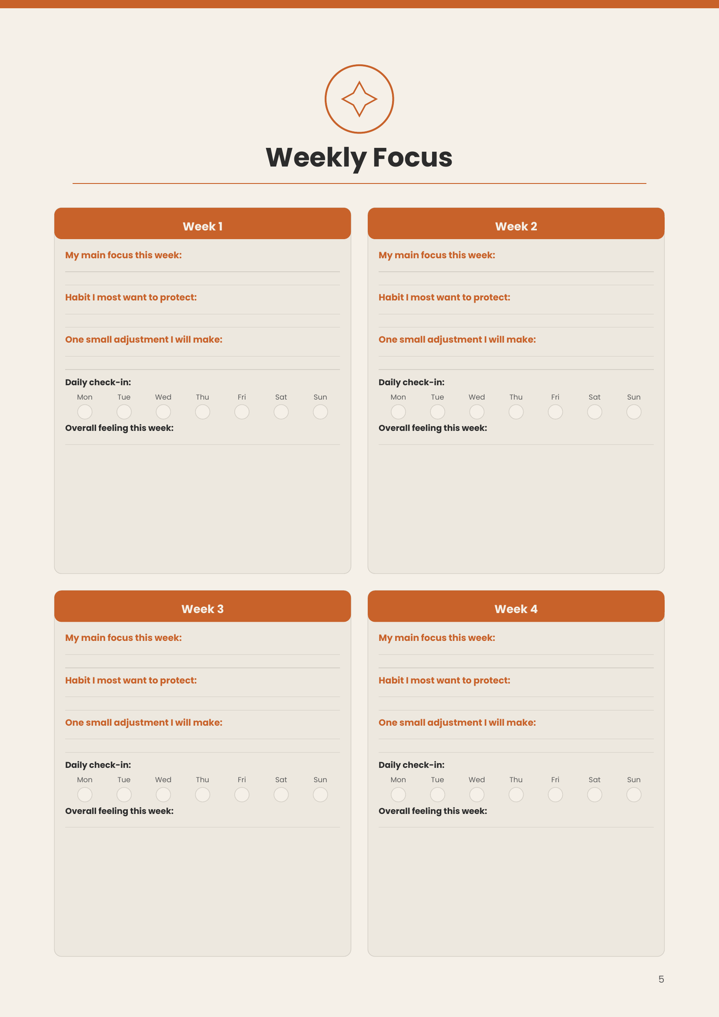 Habit Tracker English Version