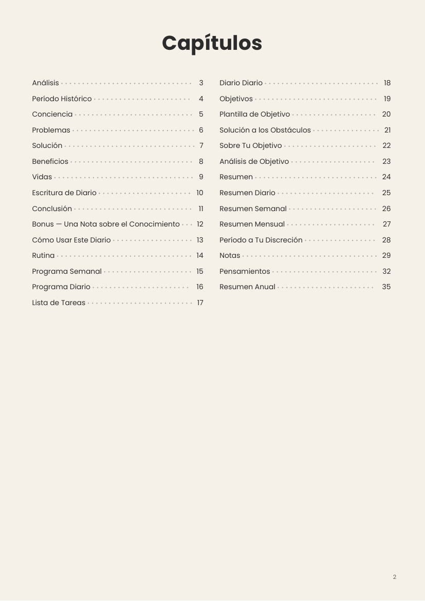 The Clarity Planner - Journal: Spanish Version