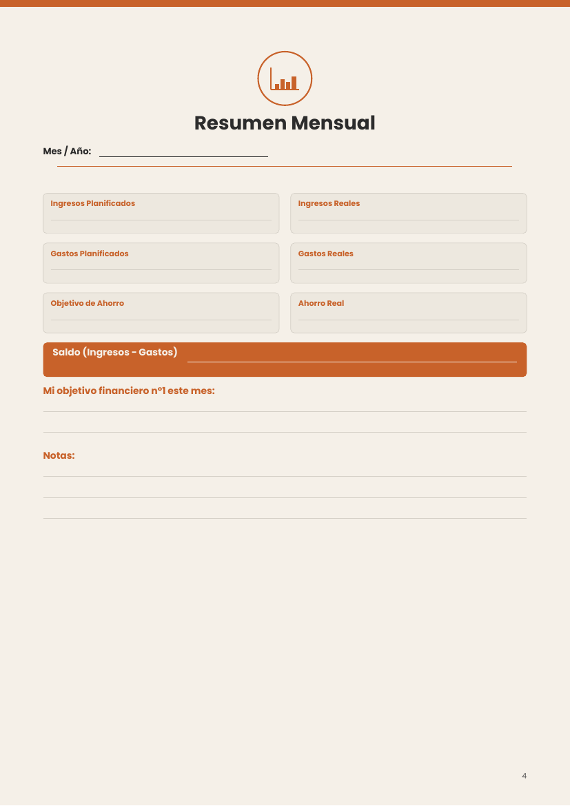 Budget Planner - Spanish Version