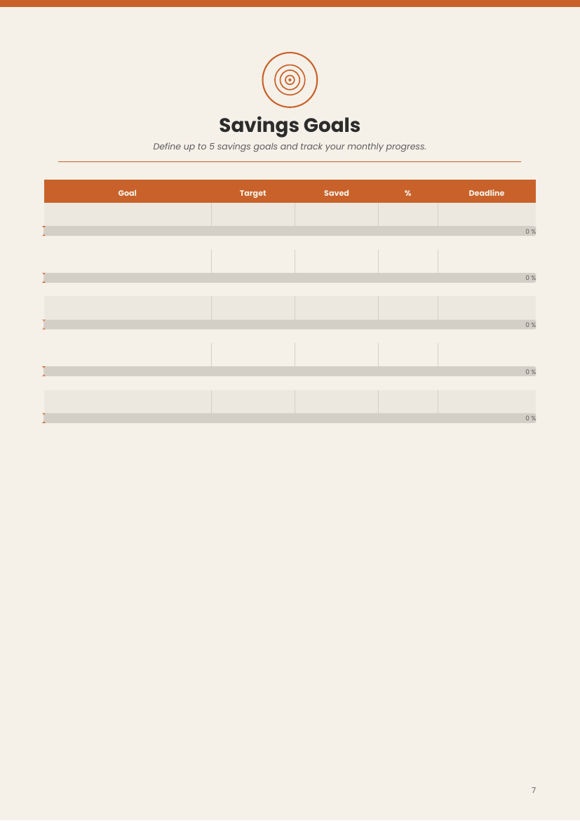 Budget Planner - English Version