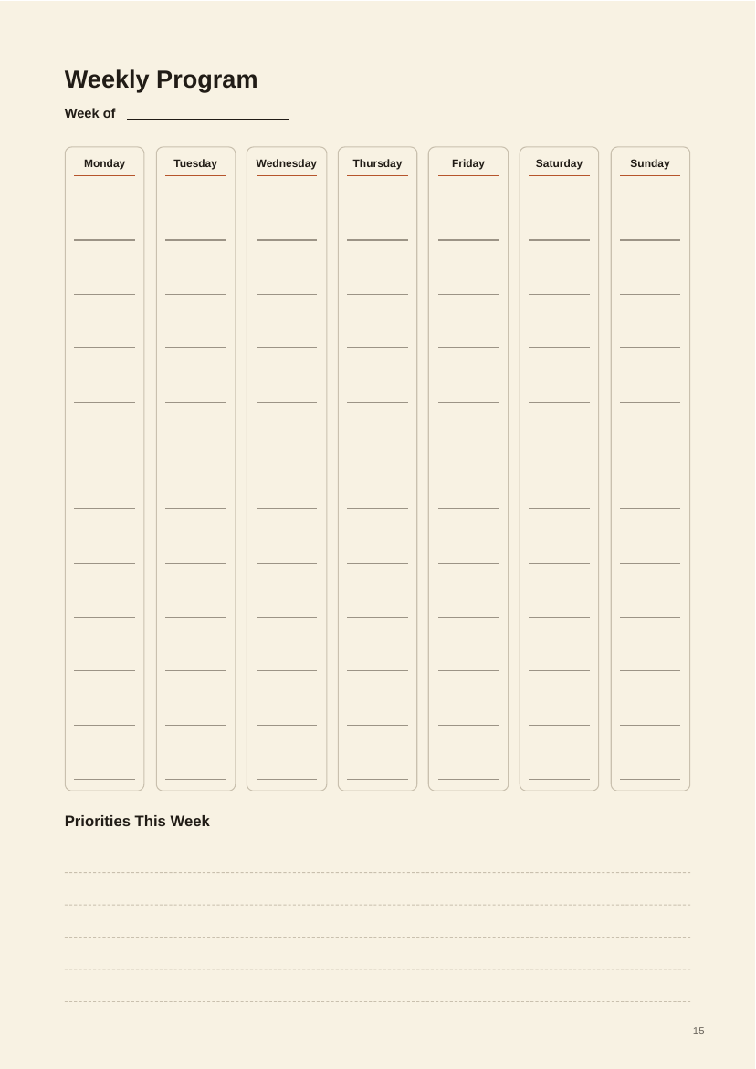 The Clarity Planner - Journal: English Version