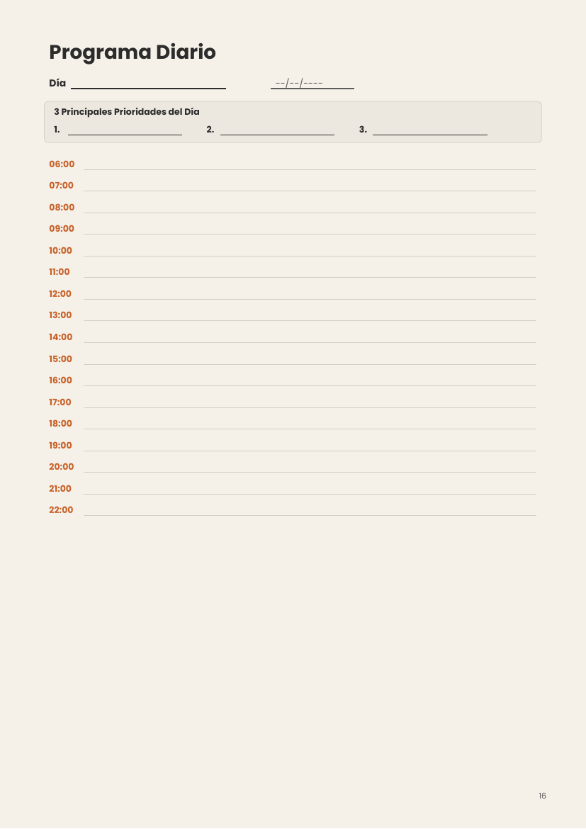 The Clarity Planner - Journal: Spanish Version