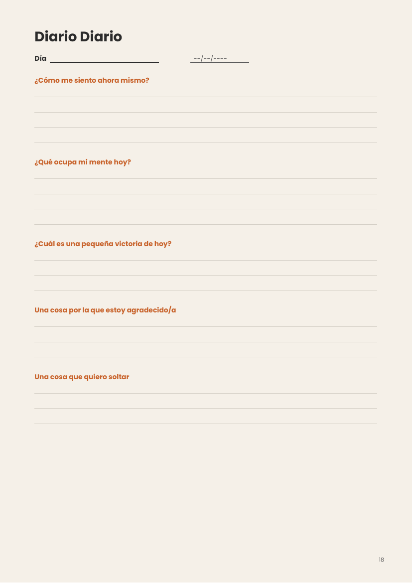 The Clarity Planner - Journal: Spanish Version