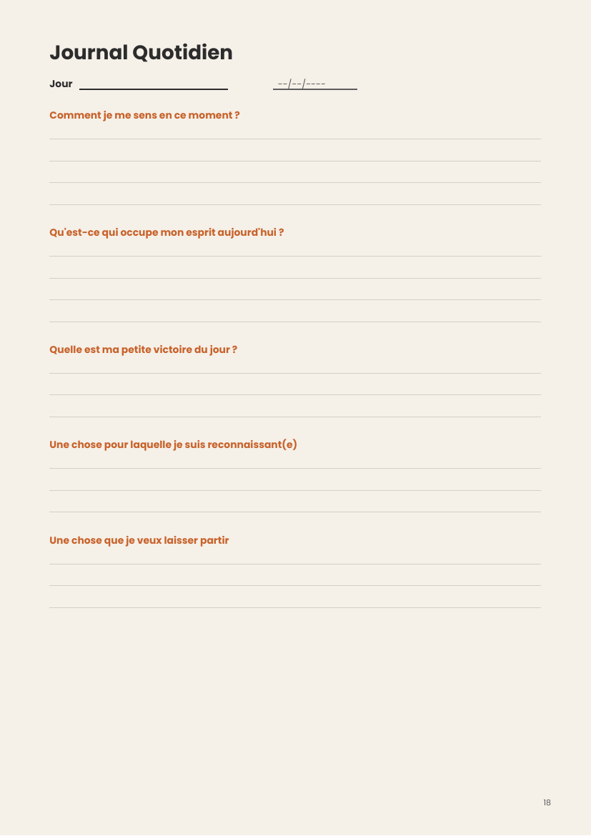 The Clarity Planner - Journal: French Version